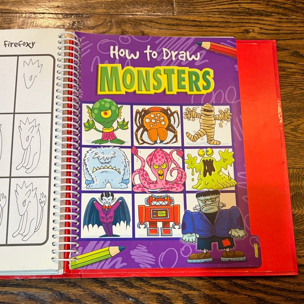 501 Things to Draw - Vibrant Red and Gold Drawing Book - Picture 11 of 11